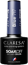 Гель-лак для ногтей - Claresa Blue SoakOff UV/LED Color — фото N1