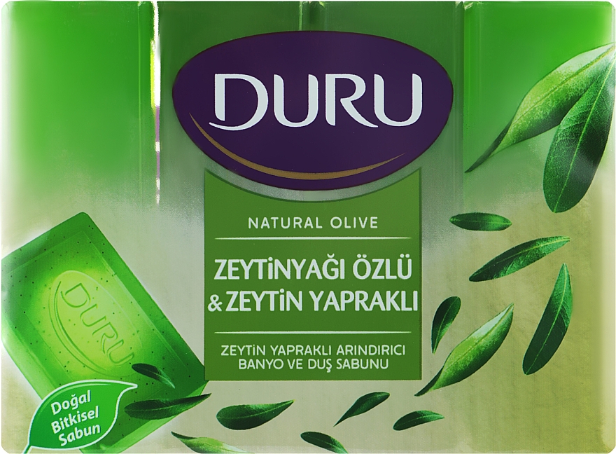 Мило "Оливкова олія й листя оливи" - Duru Natural Olive