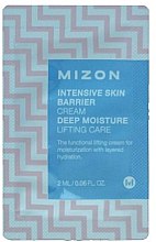 Парфумерія, косметика Крем з гіалуроновою кислотою і церамідами - Mizon Intensive Skin Barrier Cream (пробник)