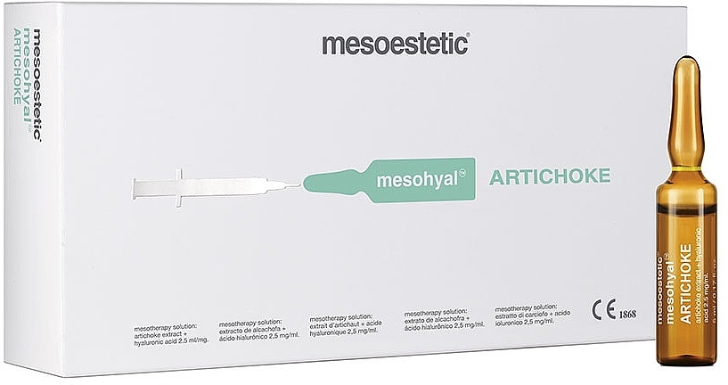 Препарат для біоревіталізації - Mesoestetic Mesohyal Artichoke — фото N1