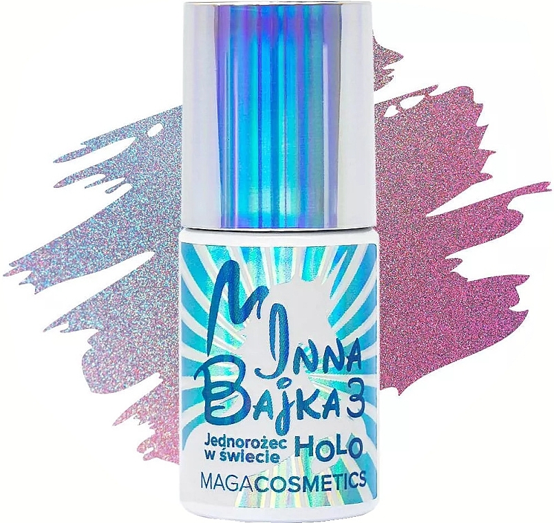 Гибридный гель-лак - Maga Cosmetics Inna Bajka 3 Holo Gel Polish — фото N1