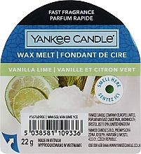 Ароматический воск - Yankee Candle Vanilla Lime Wax Melt — фото N1