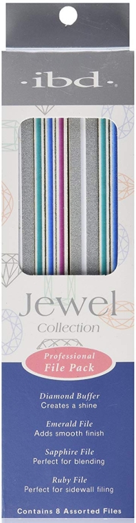 Набір пилок для нігтів - IBD Jewel Collection Professional File Pack — фото N1