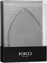 Кейс із дзеркалом і двома спонжами - Kiko Milano Beauty Duo Mirror & Sponge Cover Case — фото N3