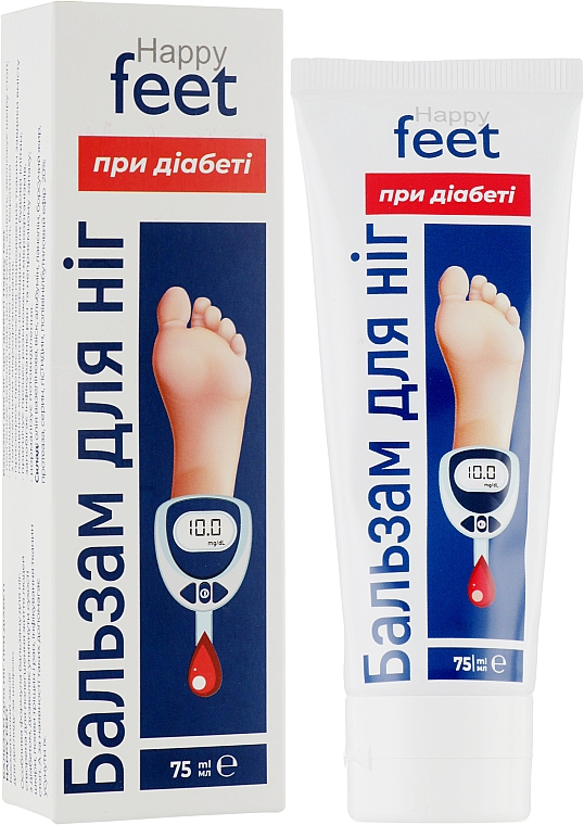 Бальзам для ніг при діабеті "Happy Feet" - Краса і Здоров'я — фото N2