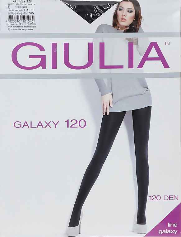 Колготки для жінок "Galaxy" 120 Den, caffe - Giulia