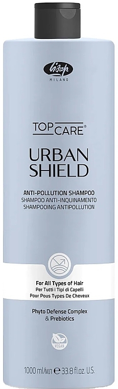 Шампунь для волосся - Lisap Top Care Urban Shield Anti-Pollution Shampoo — фото N2
