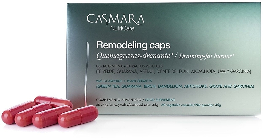 Жироспалювальні капсули - Casmara Nutricare Remodeling Caps — фото N1