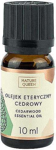 Ефірна олія "Кедрова" - Nature Queen Essential Oil Cedarwood — фото N1