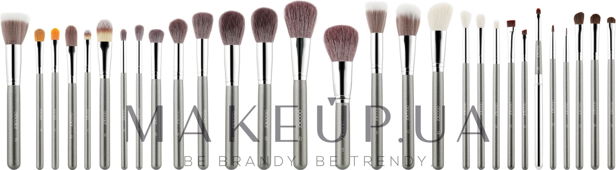 Набор кистей для макияжа, 29 шт. - Dcolor Makeup Brush Set — фото 28шт