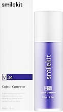 Отбеливающая зубная паста - Smilekit V34 Colour Corrector — фото N2