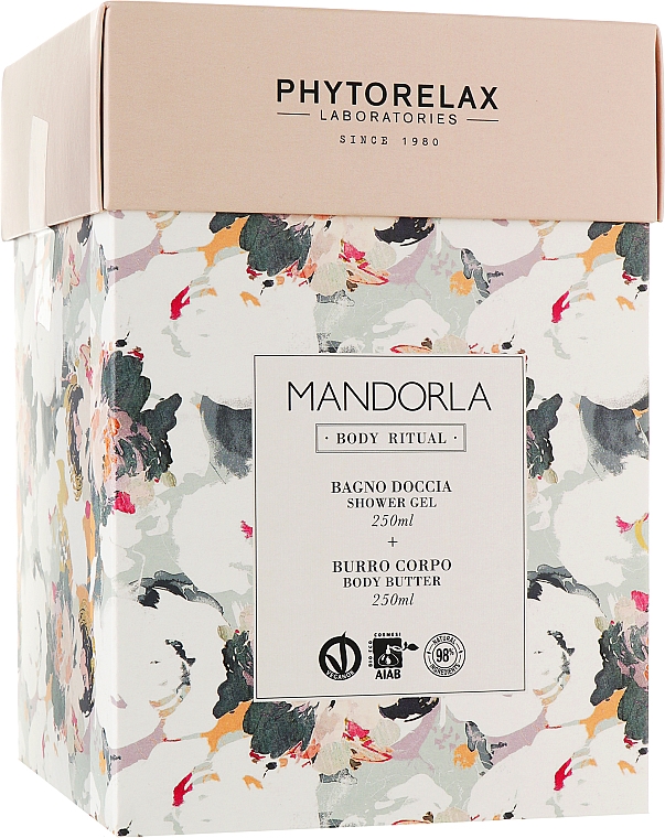 Набір - Phytorelax Laboratories Almond Body Ritual (sh/gel/250ml + b/lotl/250ml)