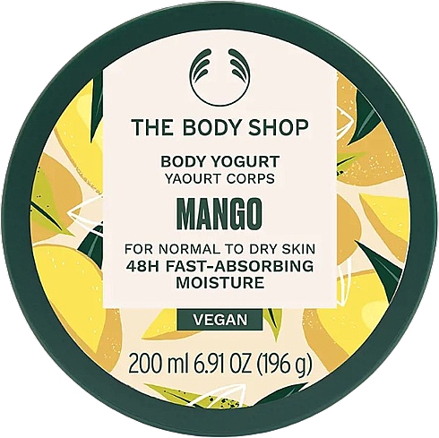 Йогурт для тела для нормальной и сухой кожи - The Body Shop Mango Vegan Body Yogurt
