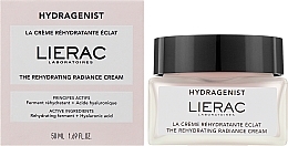 Зволожувальний крем для обличчя - Lierac Hydragenist The Rehydrating Radiance Cream — фото N2