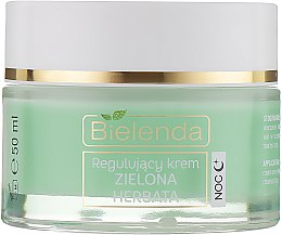 Регулирующий крем - Bielenda Green Tea Regulating Night Face Cream Combination Skin — фото N2