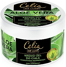 Увлажняющий и восстанавливающий крем-гель для тела - Celia De Luxe Aloe Vera Body Cream-Gel Moisturizing And Regenerating — фото N1
