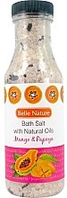 Сіль для ванни "Манго і папая" - Belle Nature Bath Salt — фото N1