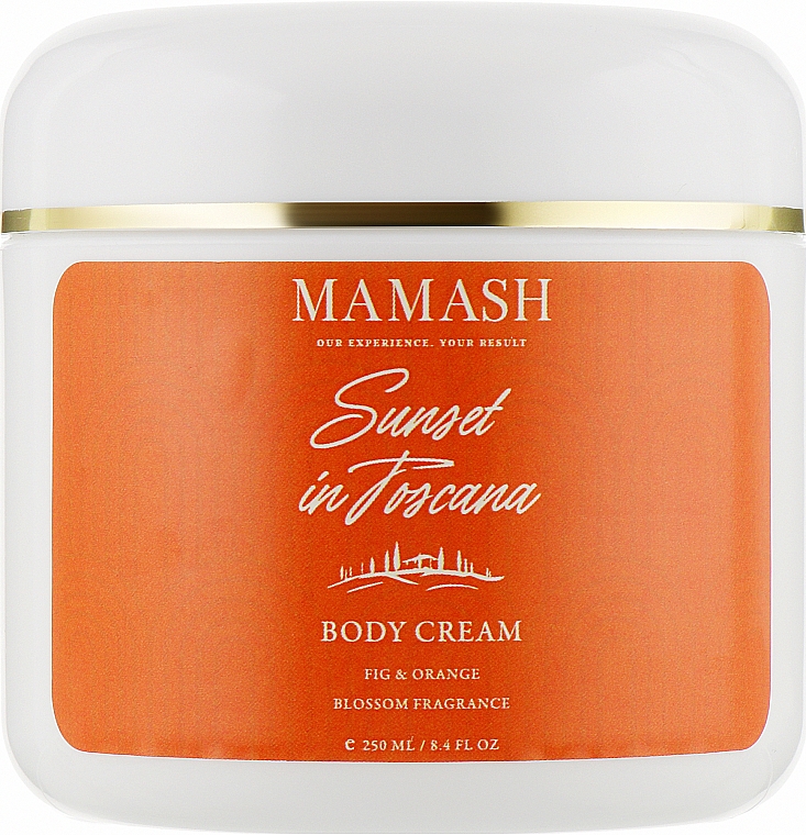 Питательный крем для тела с экзотическими маслами - Mamash Sunset In Toscana Body Cream — фото N1