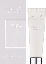 Отбеливающая бриллиантовая зубная паста - Swiss Smile Diamond Glow (мини) — фото N2
