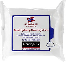 Духи, Парфюмерия, косметика Увлажняющие салфетки для лица - Neutrogena Norwegian Formula