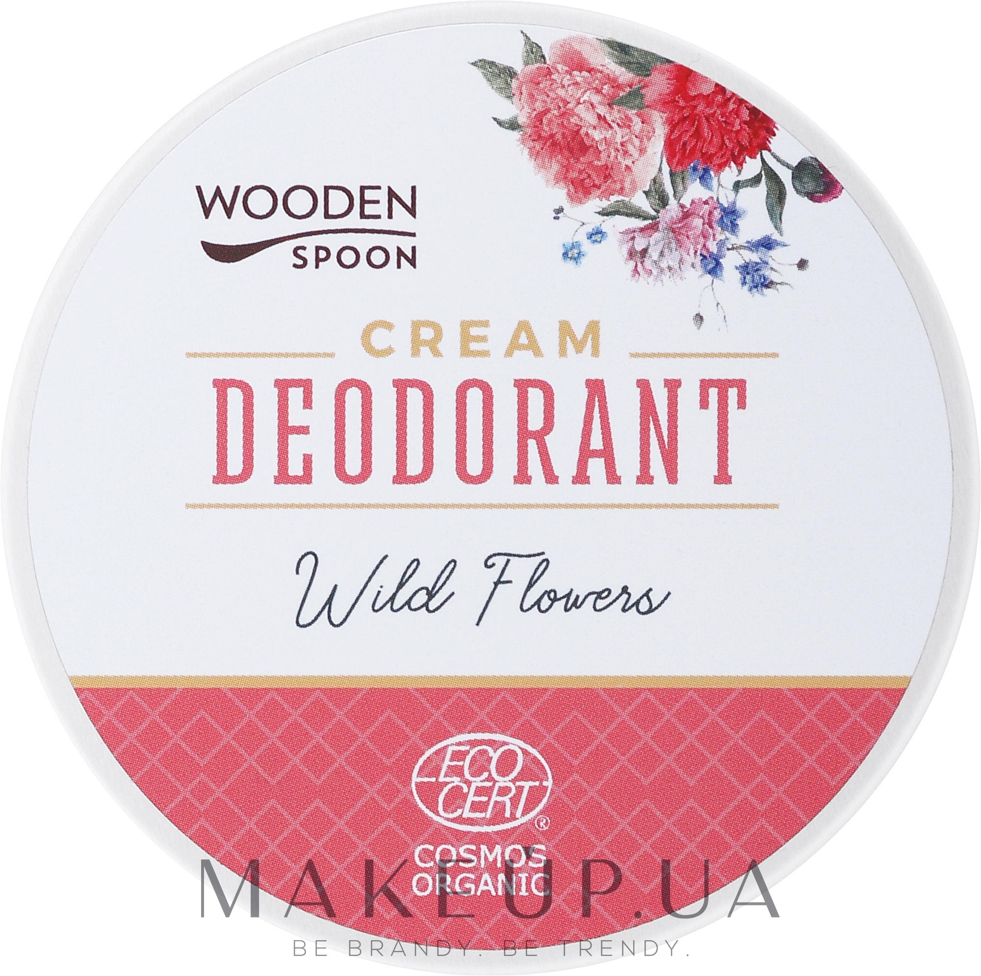 Крем-дезодорант для тіла "Польові квіти" - Wooden Spoon Wild Flowers — фото 60ml