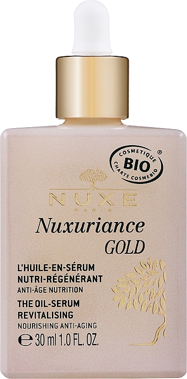 Органическая сыворотка для лица - Nuxe Nuxuriance Gold The Oil-serum Revitalising — фото N1