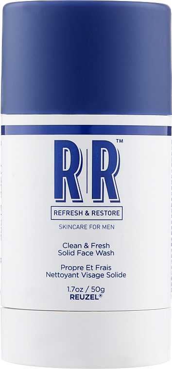 Стик для умывания - Reuzel Refresh & Restore Clean & Fresh Solid Face Wash Stick — фото N1