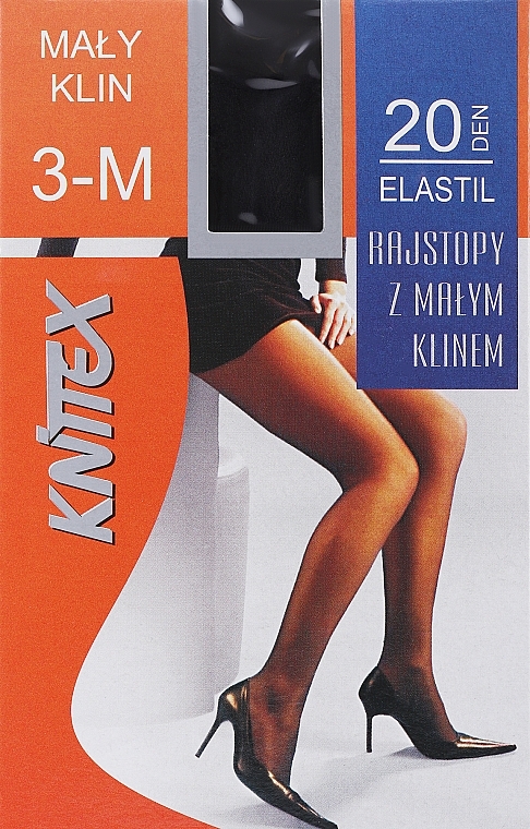 Колготки для жінок "Elastil" 20 Den, Nero - Knittex — фото N2
