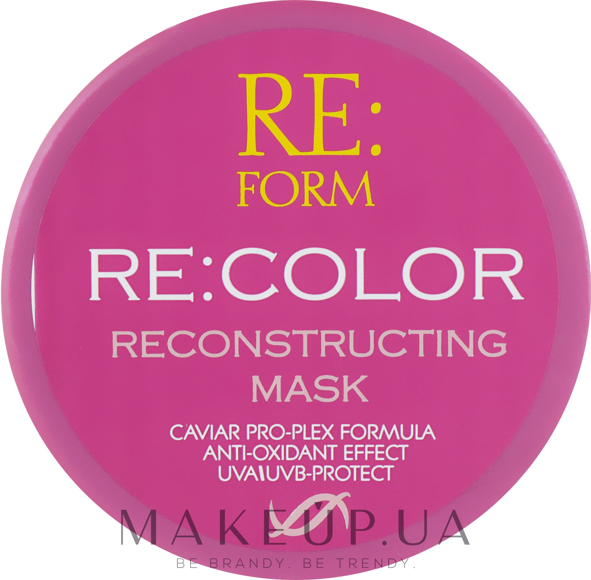 Реконструирующая маска для восстановления окрашенных волос "Сохранение цвета" - Re:form Re:color Reconstructing Mask — фото 230ml