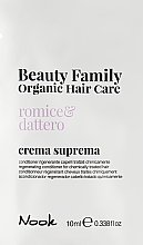 Парфумерія, косметика Кондиціонер для фарбованого пошкодженого волосся - Nook Beauty Family Organic Hair Care (пробник)