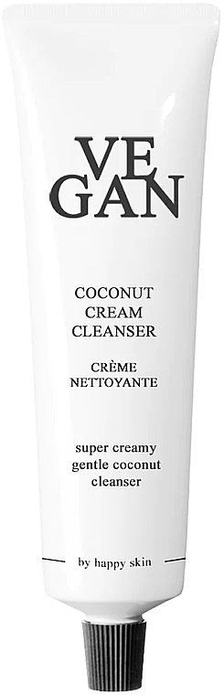 Засіб для зняття макіяжу з екстрактом кокоса - Vegan By Happy Coconut  Cream Cleanser — фото N2