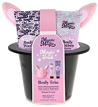 Духи, Парфюмерия, косметика Набор - Mad Beauty Mystic Magic Rabbit In The Hat Body Trio (sh/gel/100ml + b/lot/100ml + sponge/1pcs + accessories/1pcs)