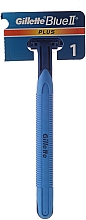 Духи, Парфюмерия, косметика Одноразовый станок для бритья, 1 шт - Gillette Blue II Plus