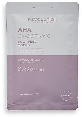 Пилинг-носочки для ног - Makeup Revolution Body Skincare AHA Exfoliating Foot Peel Socks