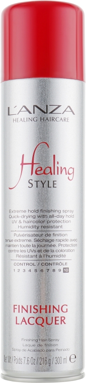 Лак для волосся екстрасильної фіксації - L'anza Healing Style Finishing Lacquer — фото N1