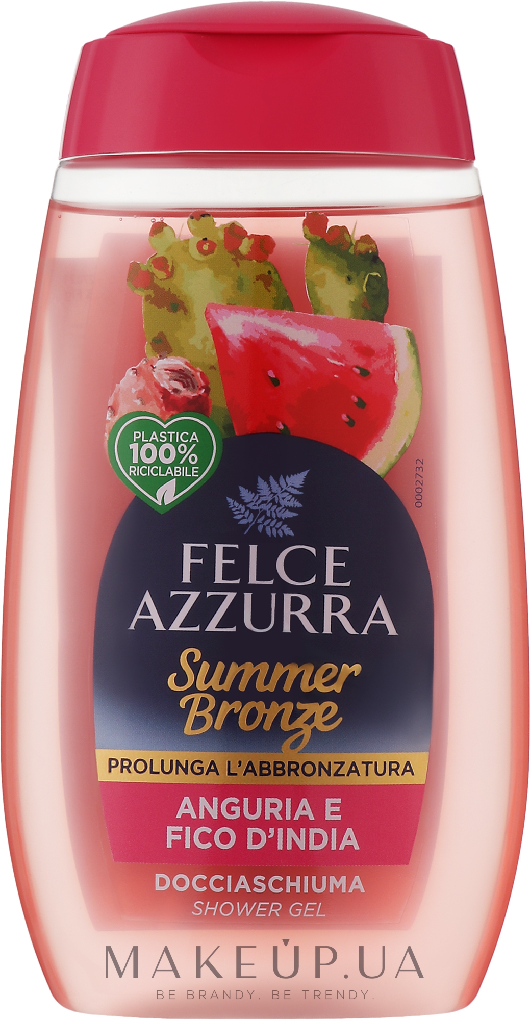 Гель для душа "Арбуз и опунция" - Felce Azzurra Summer Bronze Melon & Indian Fig Shower Gel — фото 250ml