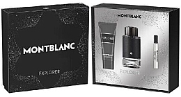 Духи, Парфюмерия, косметика Montblanc Explorer - Набор (edp/7.5ml + edp/100ml + sh/gel/100ml)