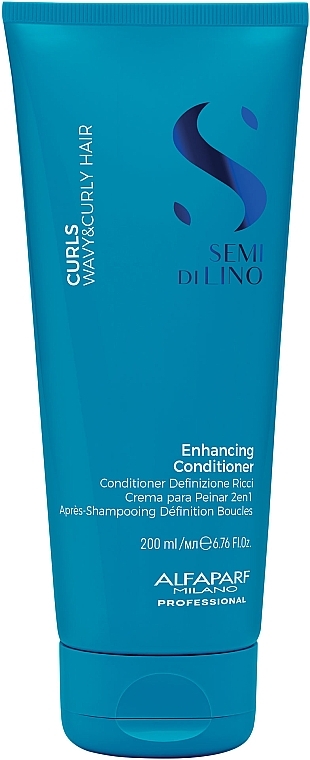 Кондиціонер для в'юнкого волосся - Alfaparf Semi Di Lino Curls Enhancing Conditioner — фото N1