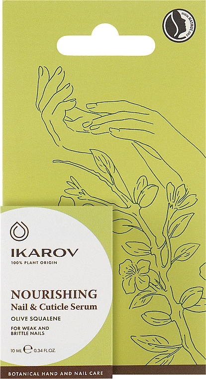 Укрепляющая сыворотка для ногтей - Ikarov Nourishing Nail & Cuticle Serum — фото N2