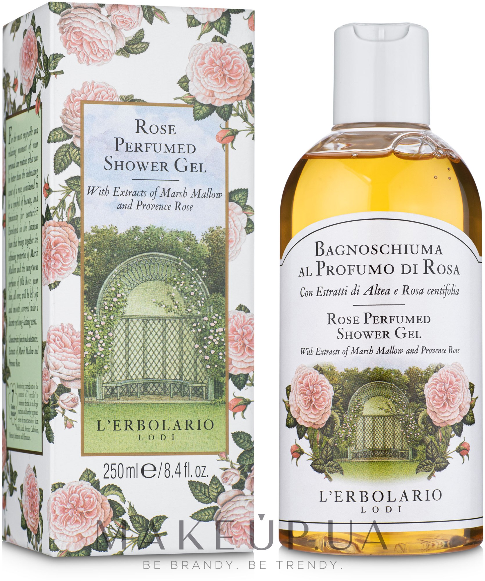 Пена для ванны-гель для душа "Роза" - L'Erbolario Bagnoschiuma al Profumo di Rosa﻿ — фото 250ml