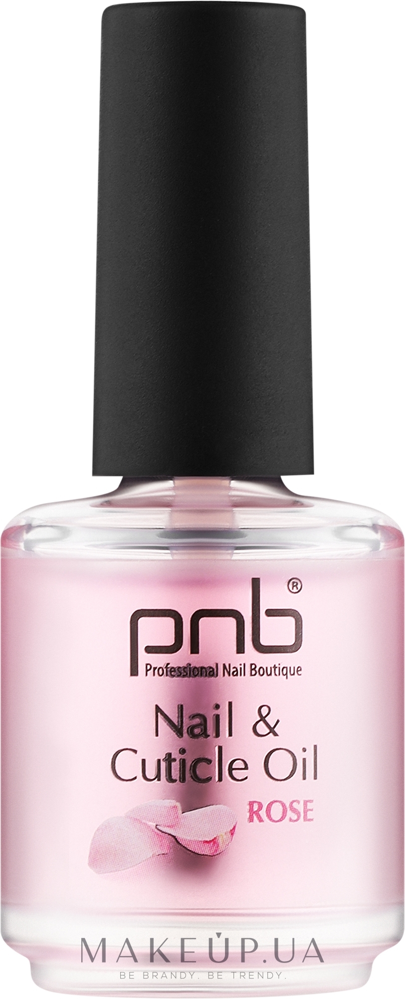 Олія для догляду за нігтями й кутикулою з ароматом троянди - PNB Nail & Cuticle Oil Rose — фото 15ml