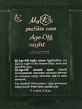 Духи, Парфюмерия, косметика Антивозрастной ночной крем для лица - MyIDi Age-Off Night Cream (пробник)