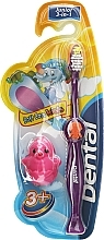 Духи, Парфюмерия, косметика Зубная щетка для детей 3+, фиолетовая - Dental Toothbrus Kids