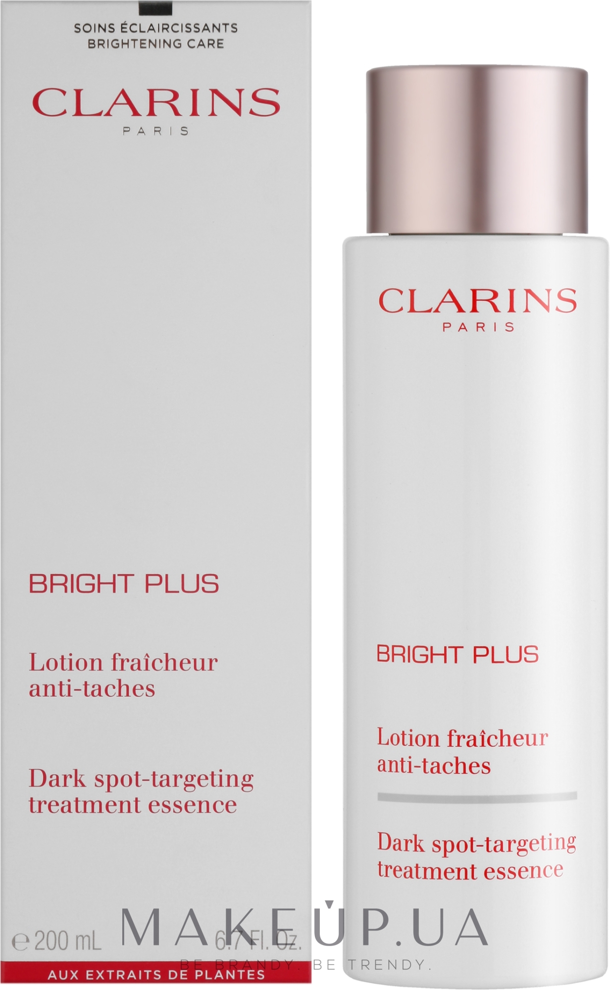 Осветляющая эссенция для лица - Clarins Bright Plus Dark Spot-Targeting Treatment Essence — фото 200ml
