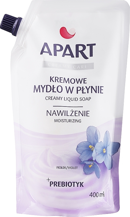 Жидкое крем-мыло "Пассифлора и фиалка" - Apart Natural PreBIOtic Passion Flower & Violet Soap (дой-пак)