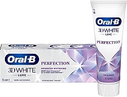 Зубная паста - Oral-B 3D White Luxe Perfection — фото N1