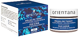 Гелевий пілінг для обличчя - Orientana Natural Gel Face Scrub Philippine Seaweed & Green Tea — фото N1