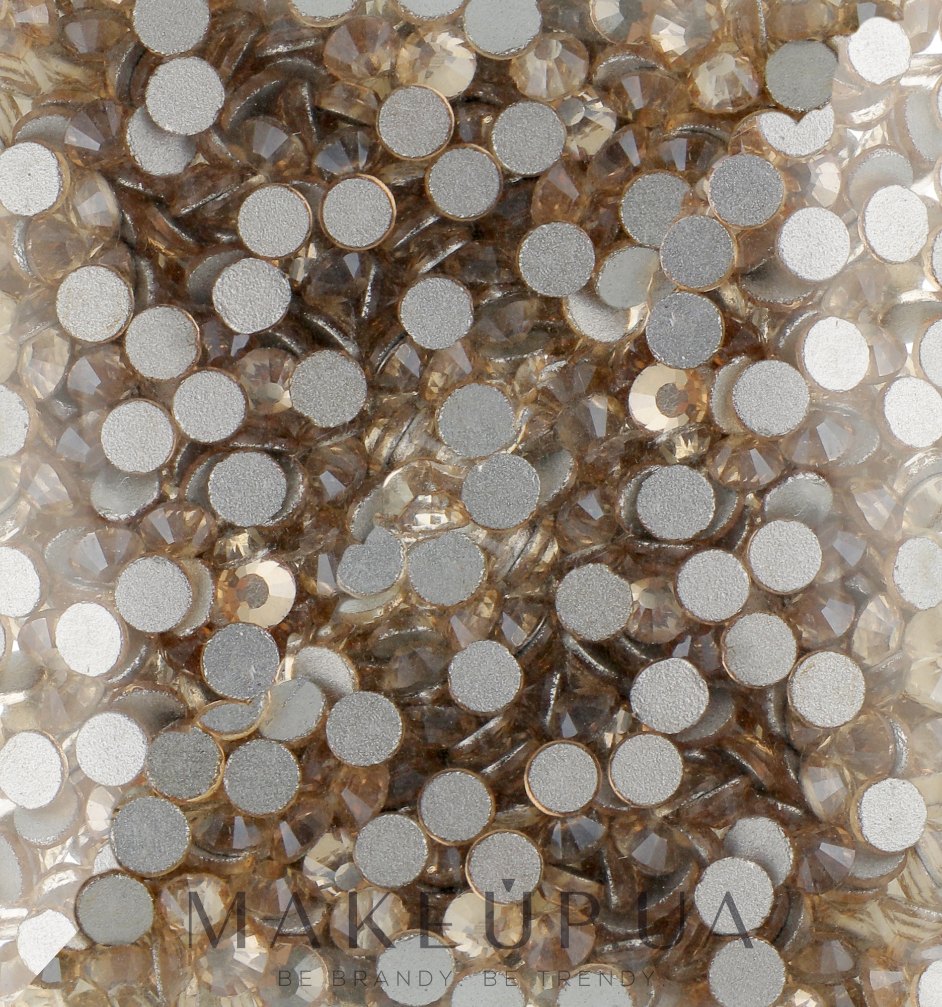 Декоративные кристаллы для ногтей "Crystal Golden Shadow", размер SS 10, 500шт - Kodi Professional — фото 1уп