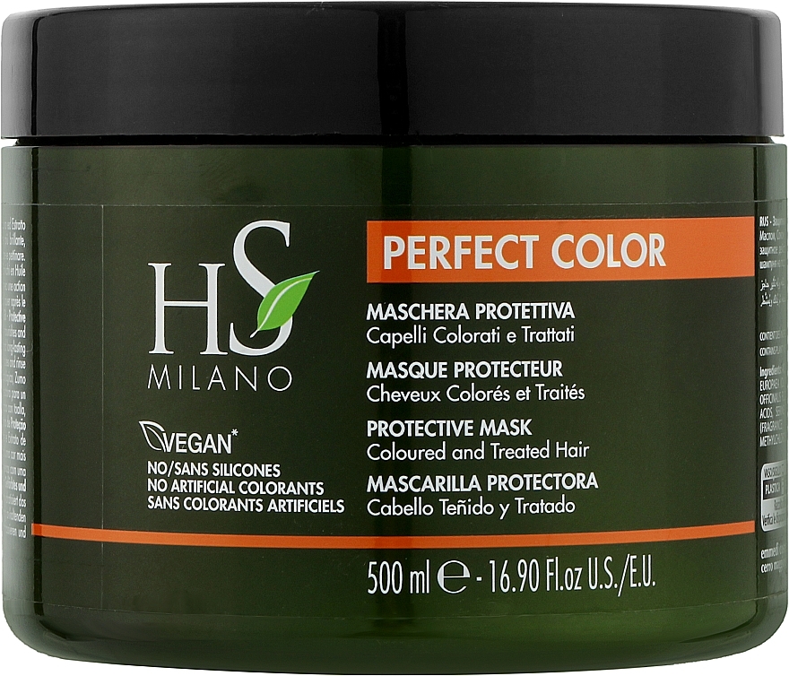 Защитная маска для окрашенных волос - HS Milano Protettivo Mask Perfect Color