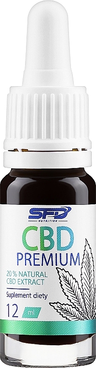 Олія конопель 20% - SFD Nutrition CBD Premium 20% — фото N1